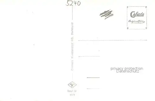 AK / Ansichtskarte Betzdorf_Sieg Gesamtansicht Betzdorf Sieg