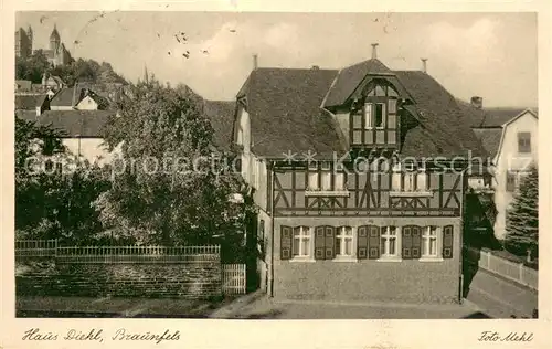 AK / Ansichtskarte Braunfels Haus Diehl Aussenansicht Braunfels