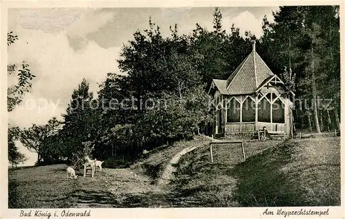 AK / Ansichtskarte Bad_Koenig_Odenwald Am Weyprechtstempel Bad_Koenig_Odenwald