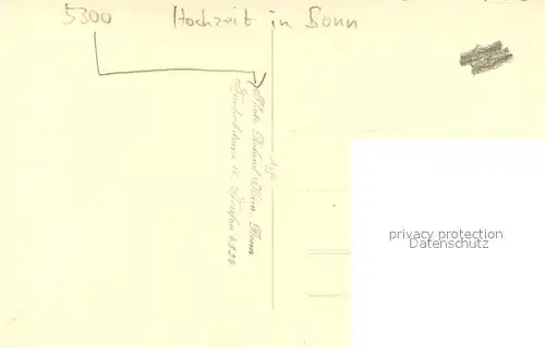 AK / Ansichtskarte Bonn_Rhein Hochzeit in der Kirche Bonn_Rhein