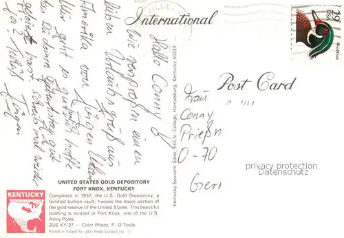 AK / Ansichtskarte Fort_Knox US Gold Depository 