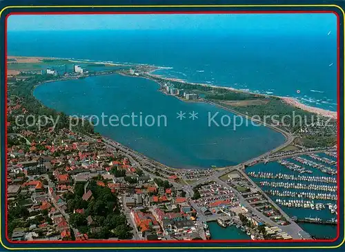 AK / Ansichtskarte Heiligenhafen_Ostseebad Ostseeheilbad an der Vogelfluglinie Hafen Heiligenhafen_Ostseebad