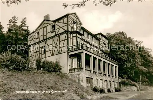 AK / Ansichtskarte Kiedrich Kindererholungsheim Haus Quellenhof der AWO Kiedrich