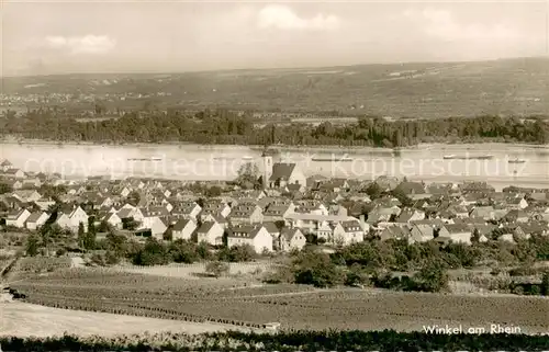 AK / Ansichtskarte Winkel_Oestrich Winkel Panorama am Rhein Winkel_Oestrich Winkel