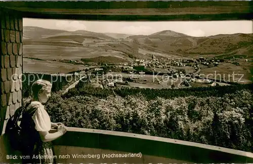 AK / Ansichtskarte Winterberg_Hochsauerland Blick vom Astenturm Winterberg_Hochsauerland