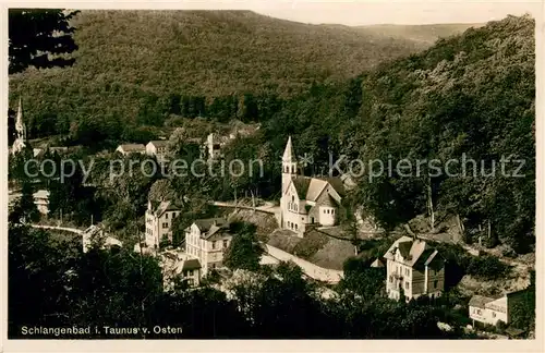 AK / Ansichtskarte Schlangenbad_Taunus Panorama Schlangenbad_Taunus