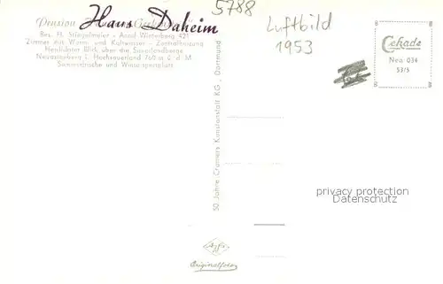 AK / Ansichtskarte Neuastenberg am Kahlen Asten Neuastenberg