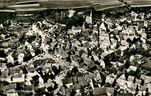 AK / Ansichtskarte Kastellaun_Hunsrueck Fliegeraufnahme Kastellaun_Hunsrueck