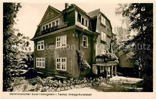 AK / Ansichtskarte Koenigstein_Taunus Kneipp Kuranstalt Koenigstein_Taunus