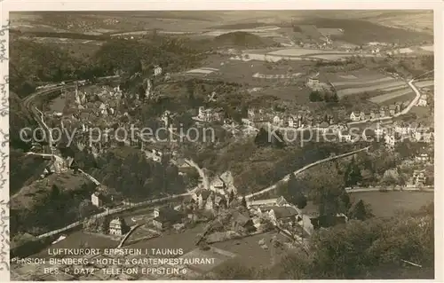 AK / Ansichtskarte Eppstein_Taunus Pension Bienberg Hotel Gartenrestaurant  Eppstein_Taunus