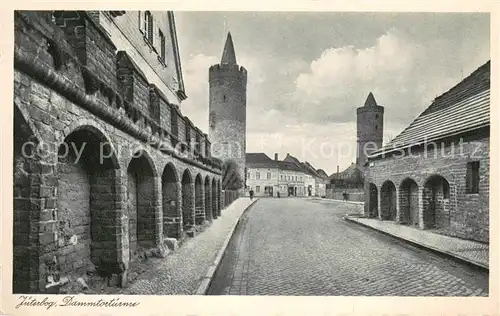 AK / Ansichtskarte Jueterbog Dammtortuerme Jueterbog