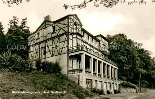 AK / Ansichtskarte Kiedrich Kindererholungsheim Haus Quellenhof Kiedrich