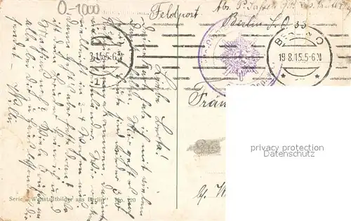 AK / Ansichtskarte Berlin Unter den Linden mit Denkmal Friedrichs des Grossen Berlin