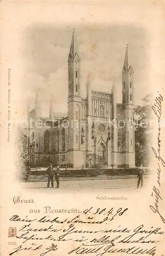 AK / Ansichtskarte Neustrelitz Schlosskirche Neustrelitz
