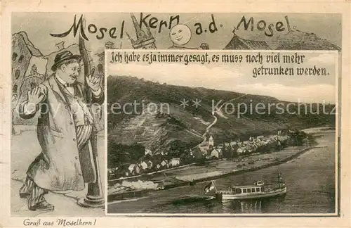 AK / Ansichtskarte Moselkern Partie an der Mosel Moselkern