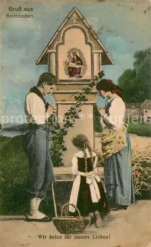 AK / Ansichtskarte Bornhofen_Kamp Beten am Bildstock Bornhofen Kamp