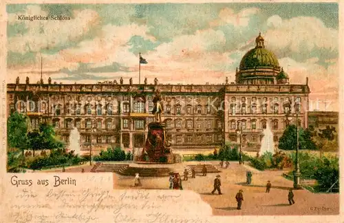 AK / Ansichtskarte Berlin Koenigliches Schloss Berlin