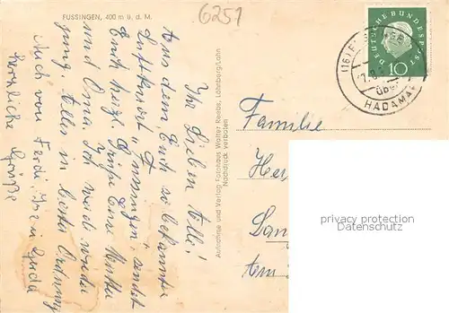 AK / Ansichtskarte Fussingen Teilansichten Kirche Schafherde Fussingen