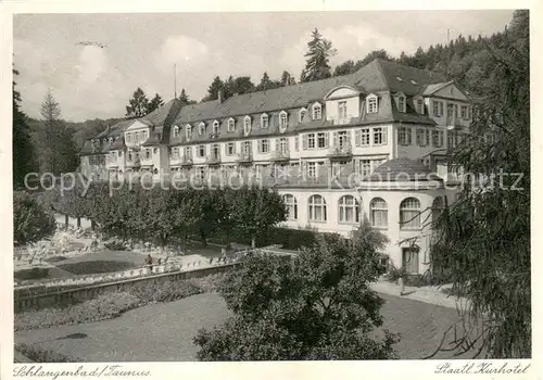 AK / Ansichtskarte Schlangenbad_Taunus Staatl Kurhotel Schlangenbad_Taunus
