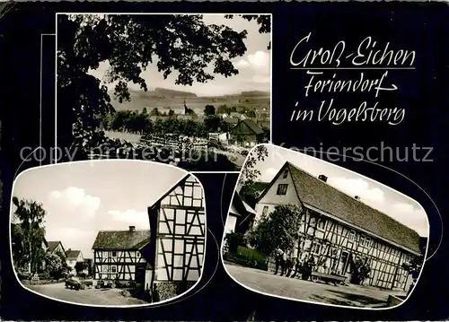 AK / Ansichtskarte Gross Eichen Panorama Fachwerkhaeuser Gross Eichen