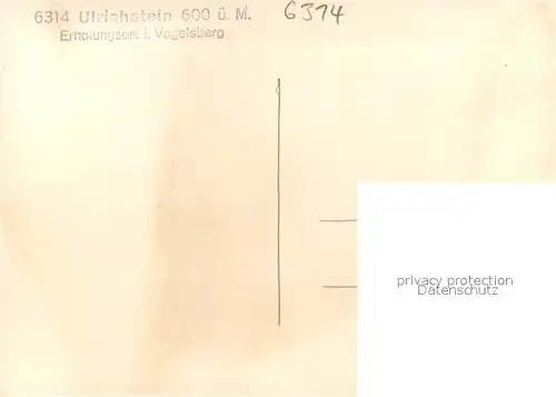 AK / Ansichtskarte Ulrichstein Ortspartie mit Kirche Ulrichstein