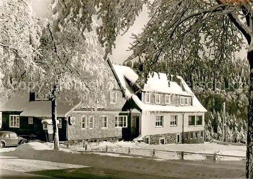 AK / Ansichtskarte Kuestelberg Cafe Pension Astenberg Kuestelberg