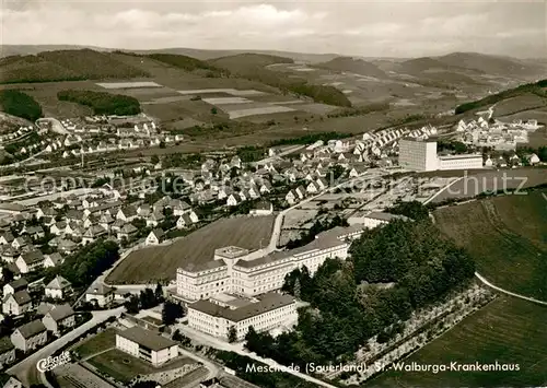 AK / Ansichtskarte Meschede St Walburga Krankenhaus Meschede