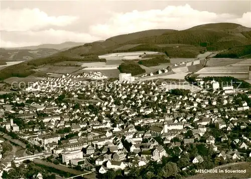 AK / Ansichtskarte Meschede Fliegeraufnahme Meschede