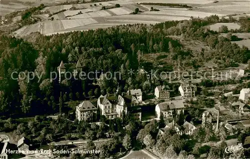 AK / Ansichtskarte Bad_Soden Salmuenster Fliegeraufnahme Herzheilbad Bad_Soden Salmuenster