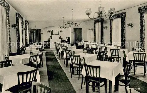 AK / Ansichtskarte Bad_Hersfeld Restaurant und Cafe Martins Klause Speisesaal Innen Bad_Hersfeld