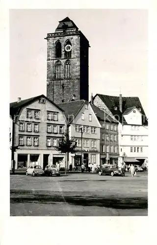 AK / Ansichtskarte Bad_Hersfeld Markt und Schwanen Apotheke Bad_Hersfeld