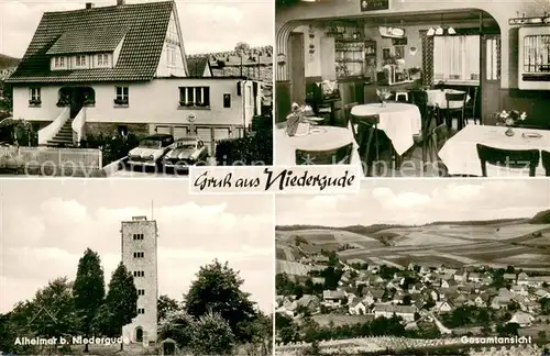 AK / Ansichtskarte Niedergude Alheimer b. Niedergude Gesamtansicht und Gasthaus Gudeperle Niedergude