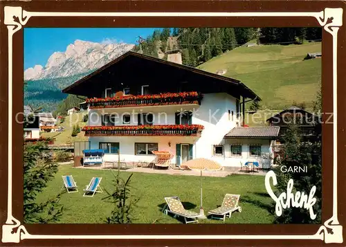 AK / Ansichtskarte Selva_Wolkenstein_Val_Gardena Garni Pension Gaestehaus Schenk 