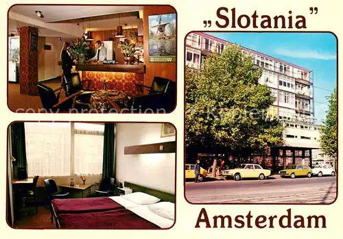 AK / Ansichtskarte Amsterdam__NL Hotel Bar Restaurant Slotania 