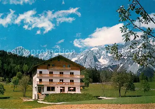 AK / Ansichtskarte Pichl_Ennstal Pension Steirerhof mit Dachstein Pichl_Ennstal