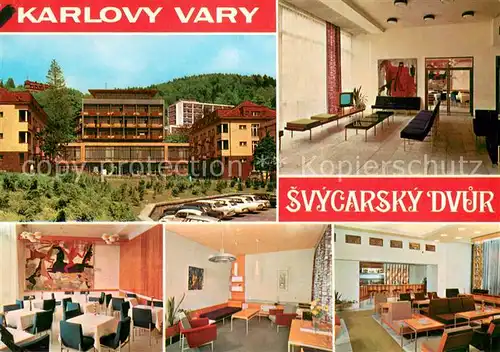 AK / Ansichtskarte Karlovy_Vary_Karlsbad Sanatorium Svycorsky dvur 