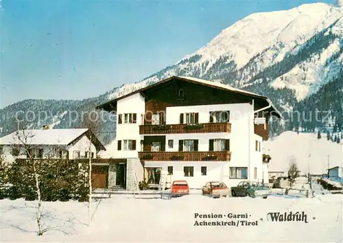 AK / Ansichtskarte Achenkirch Pension Waldruh im Winter Achenkirch