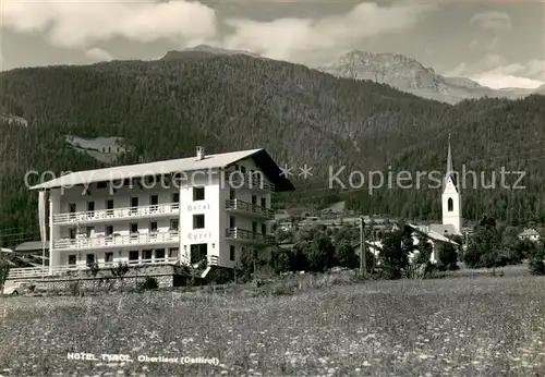 AK / Ansichtskarte Oberlienz Hotel Tyrol Kirche Alpen Oberlienz