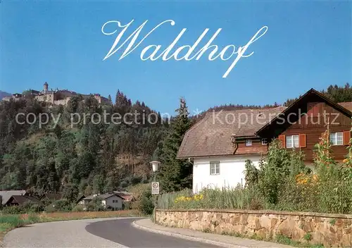 AK / Ansichtskarte Landskron_Villach Gasthof Pension Waldhof Felsenburg 