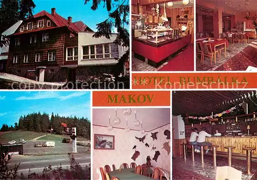 AK / Ansichtskarte Makov Hotel Bumbalka Restaurant Bar Makov