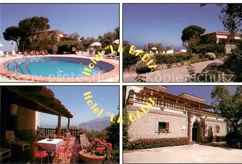 AK / Ansichtskarte Sorrento_Campania_Italia Hotel La Badia Restaurant Terrasse Swimming Pool 