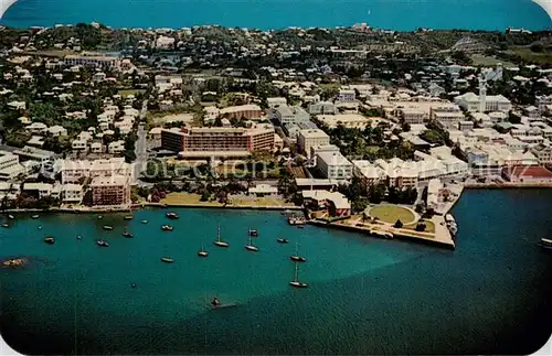 AK / Ansichtskarte Bermuda Aerial view of the Bermuda Hotel Bermuda