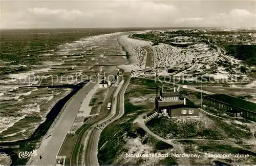 AK / Ansichtskarte Norderney_Nordseebad Fliegeraufnahme Norderney_Nordseebad