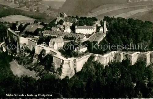 AK / Ansichtskarte Koenigstein_Saechsische_Schweiz Festung Koenigstein_Saechsische