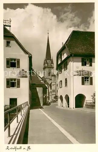 AK / Ansichtskarte Radolfzell_Bodensee Ortszentrum Blick zur Kirche Radolfzell Bodensee