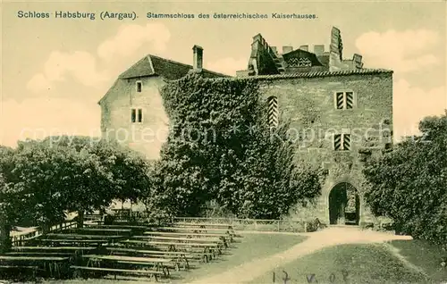 AK / Ansichtskarte Habsburg Schloss Habsburg Stammschloss des oesterreichischen Kaiserhauses Habsburg