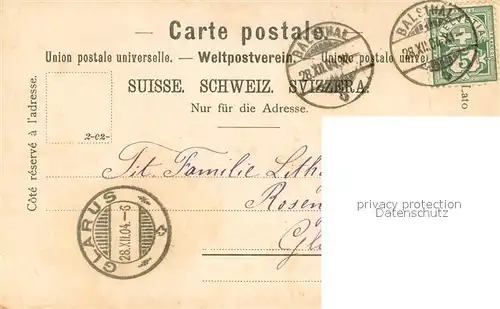 AK / Ansichtskarte Balsthal_SO Schloss Neu Falkenstein 