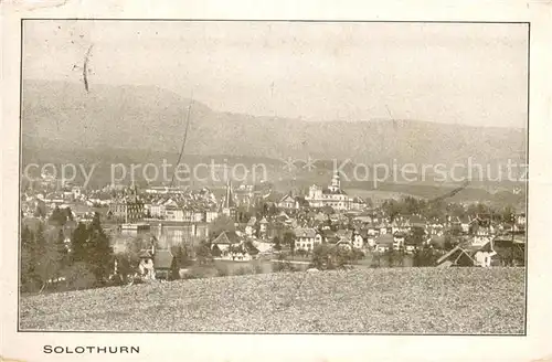 AK / Ansichtskarte Solothurn Stadtpanorama Solothurn