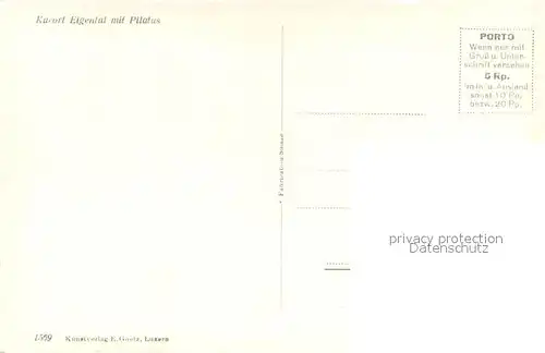 AK / Ansichtskarte Eigenthal Panorama mit Pilatus Eigenthal