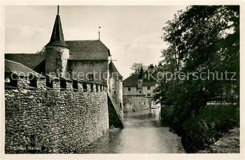 AK / Ansichtskarte Hallwil Schloss Stadtmauer Hallwil